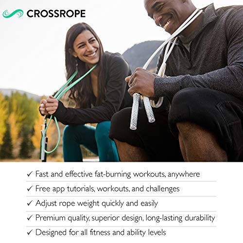 Crossrope Get Lean - Medium - Weighted Jump Rope