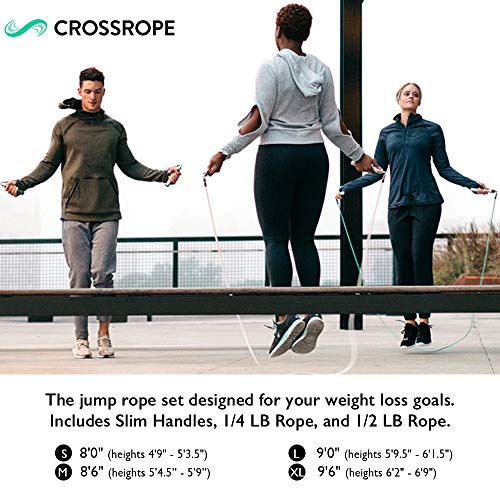 Crossrope Get Lean - Medium - Weighted Jump Rope